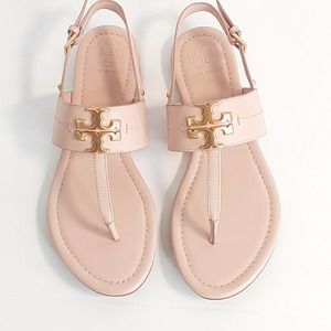 Tory Burch Everly Back Strap Sandal Seashell Pink